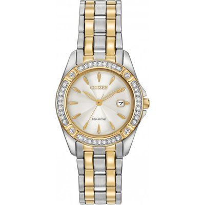 Ladies Citizen Silhouette Crystal Eco-Drive Watch EW2354-53P