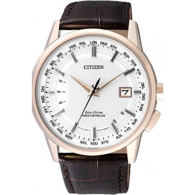 Mens Citizen World Perpetual A-T Eco-Drive Watch CB0153-21A