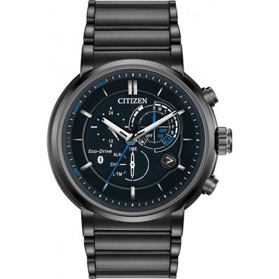 Men's Citizen Bluetooth Proximity Hybrid Smartwatch Alarm Eco-Drive Watch BZ1005-51E