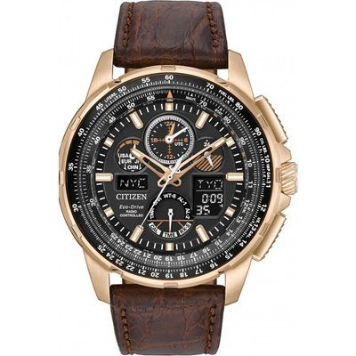 Men's Citizen Skyhawk A-T Limited Edition Alarm Chronograph Radio Controlled Eco-Drive Watch JY8056-04E