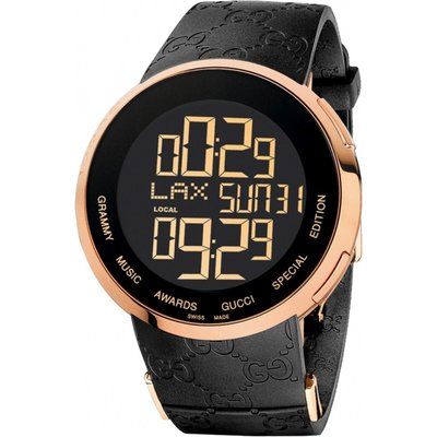 Unisex Gucci I-Gucci Grammy Special Edition Alarm Chronograph Watch YA114222