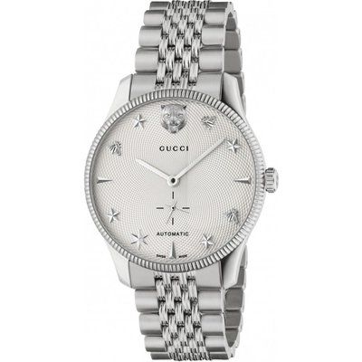 Gucci G-Timeless Watch with a Steel case, white guilloch