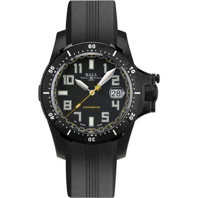 Men's Ball Engineer Hydrocarbon Spacemaster Black DLC Chronometer Automatic Watch DM2176A-P1CAJ-BK