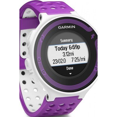 Ladies Garmin Forerunner 220 GPS Heart Rate Monitor Bundle Alarm Chronograph Watch 010-01147-41