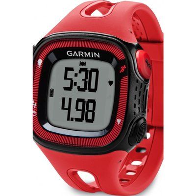 Men's Garmin Forerunner 10 GPS Heart Rate Monitor Bundle Alarm Chronograph Watch 010-01241-51