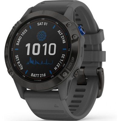 Unisex Garmin fenix 6 Pro Solar Bluetooth Smartwatch 010-02410-11