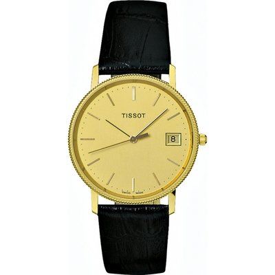 Mens Tissot Goldrun 18ct Gold Watch T71341221