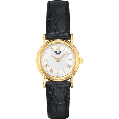Ladies Tissot Carson 18ct Gold Watch T71313013