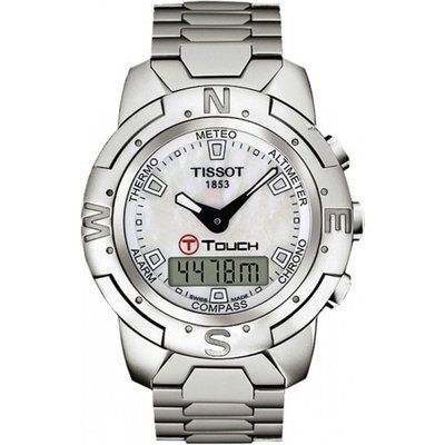 Mens Tissot T-TOUCH Titanium Alarm Chronograph Watch T33768881
