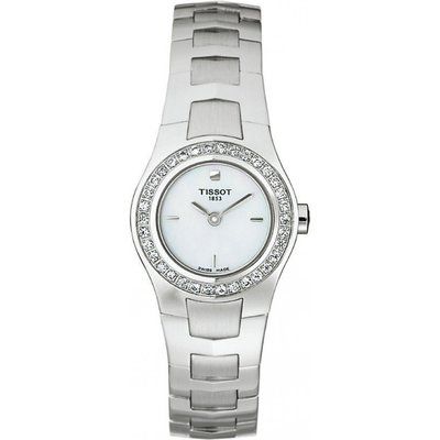 Ladies Tissot T-Round Diamond Watch T64168681