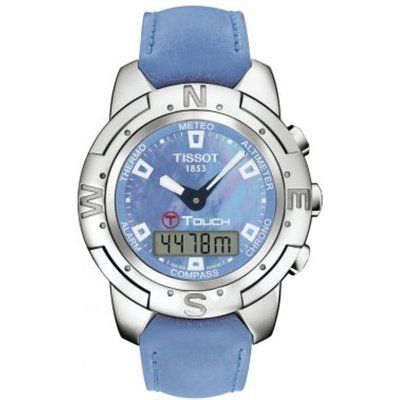 Men's Tissot T-TOUCH Titanium Alarm Chronograph Watch T33763881