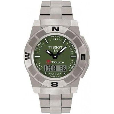 Men's Tissot T-TOUCH Trekking Alarm Chronograph Watch T0015204409100