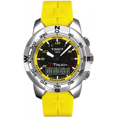 Men's Tissot T-TOUCH Nascar Titanium Alarm Chronograph Watch T33786893