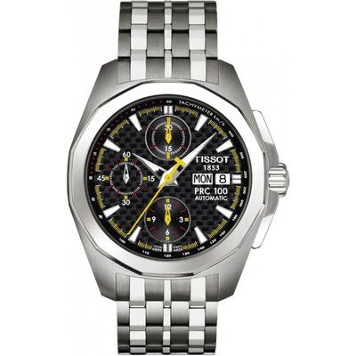 Mens Tissot PRC100 Valjoux Automatic Chronograph Watch T0084141120100