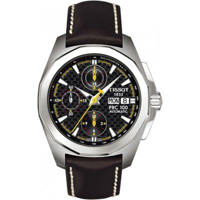 Men's Tissot PRC100 Valjoux Chronograph Watch T0084141620100