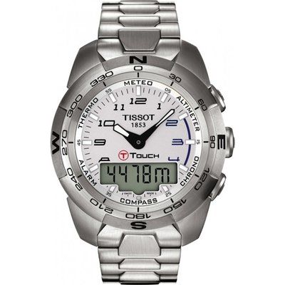 Mens Tissot T-Touch Expert Alarm Chronograph Watch T0134201103200