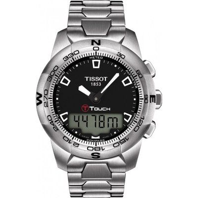 Men's Tissot T-TOUCH II Alarm Chronograph Watch T0474201105100