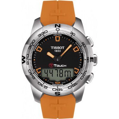 Men's Tissot T-Touch II Alarm Chronograph Watch T0474201705101