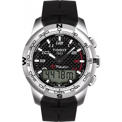 Men's Tissot T-Touch II Titanium Alarm Chronograph Watch T0474204720700