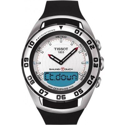 Men's Tissot Sailing Touch Alarm Chronograph Watch T0564202703100