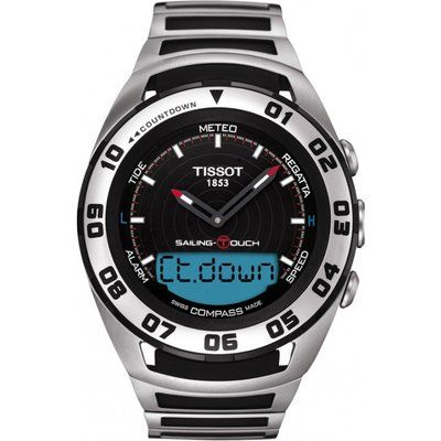 Mens Tissot Sailing Touch Alarm Chronograph Watch T0564202105100