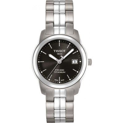 Ladies Tissot PR100 Titanium Watch T0493104405100