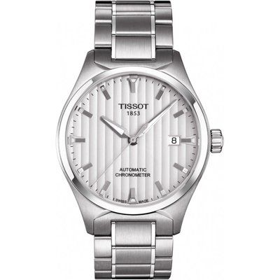 Mens Tissot T-Tempo COSC Chronometer Automatic Watch T0604081103100