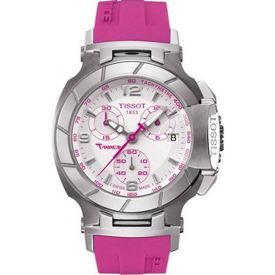 Ladies Tissot T-Race Lady Chronograph Watch T0482171701701