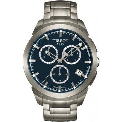 Mens Tissot T-Sport Titanium Chronograph Watch T0694174404100