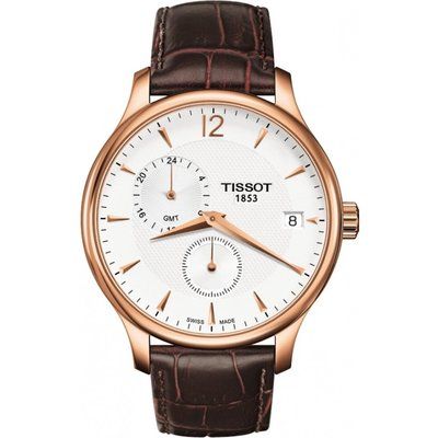 Men's Tissot Tradition GMT Watch T0636393603700