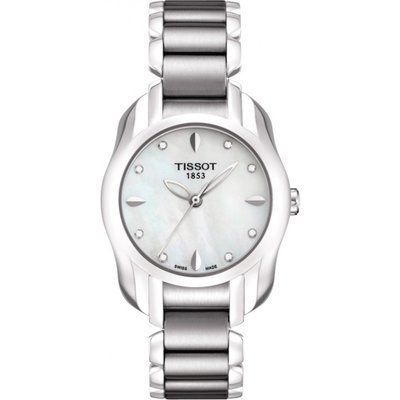 Ladies Tissot T-Wave Round Diamond Watch T0232101111600