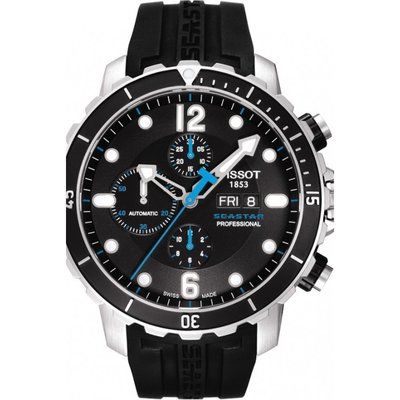 Mens Tissot Seastar 1000 Valjoux Limited Edition Automatic Chronograph Watch T0664141705700