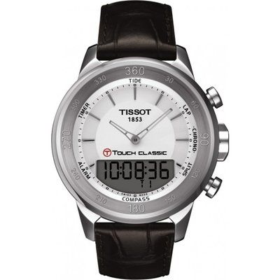 Mens Tissot T-Touch Classic Alarm Chronograph Watch T0834201601100