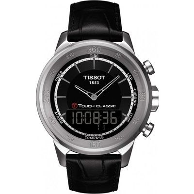 Mens Tissot T-Touch Classic Alarm Chronograph Watch T0834201605100
