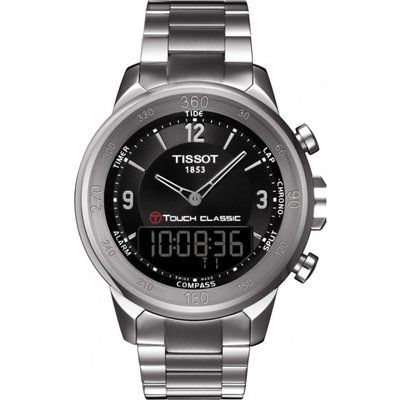 Men's Tissot T-Touch Classic Alarm Chronograph Watch T0834201105700