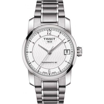 Ladies Tissot Titanium Titanium Automatic Watch T0872074403700