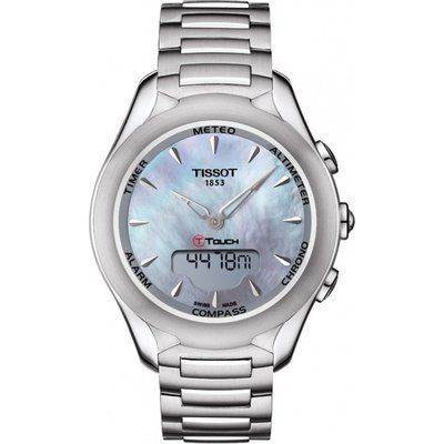 Ladies Tissot T-Touch Solar Alarm Chronograph Solar Powered Watch T0752201110100