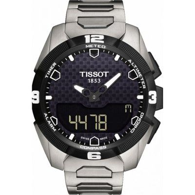Men's Tissot T-Touch Expert Solar Titanium Alarm Chronograph Solar Powered Watch T0914204405100