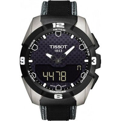 Mens Tissot T-Touch Expert Solar Alarm Chronograph Solar Powered Watch T0914204605101