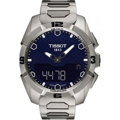 Mens Tissot T-Touch Expert Solar Titanium Chronograph Solar Powered Watch T0914204404100