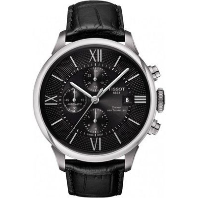 Men's Tissot Chemin Des Tourelles Automatic Chronograph Watch T0994271605800
