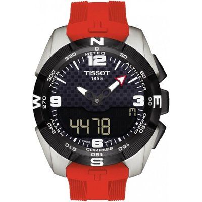 Mens Tissot T-Touch Expert Solar Titanium Alarm Chronograph Solar Powered Watch T0914204705700