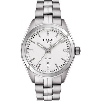 Ladies Tissot PR100 Diamond Watch T1012101103600