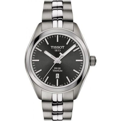 Ladies Tissot PR100 Titanium Watch T1012104406100