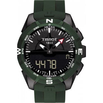 Men's Tissot T-Touch Expert Solar II Alarm Chronograph Solar Powered Watch T1104204705100