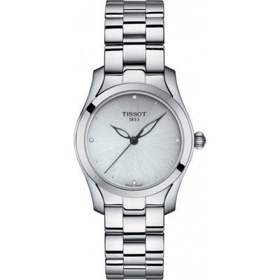 Ladies Tissot T-Wave Diamond Watch T1122101103600