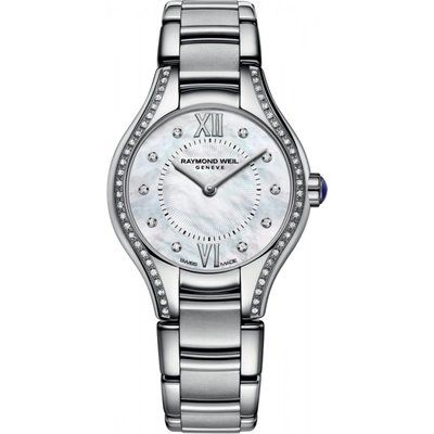 Ladies Raymond Weil Noemia 24mm Diamond Watch 5124-STS-00985