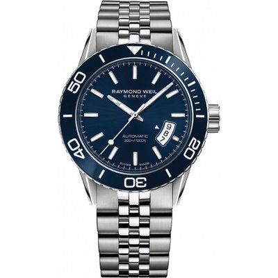 Mens Raymond Weil Freelancer Diver Automatic Watch 2760-ST3-50001