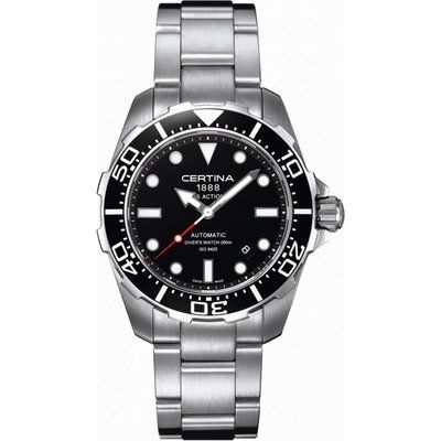 Mens Certina DS Action Diver Automatic Watch C0134071105100