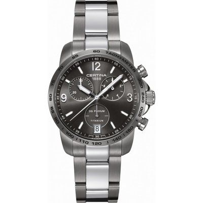 Men's Certina DS Podium Titanium Chronograph Watch C0014174408700